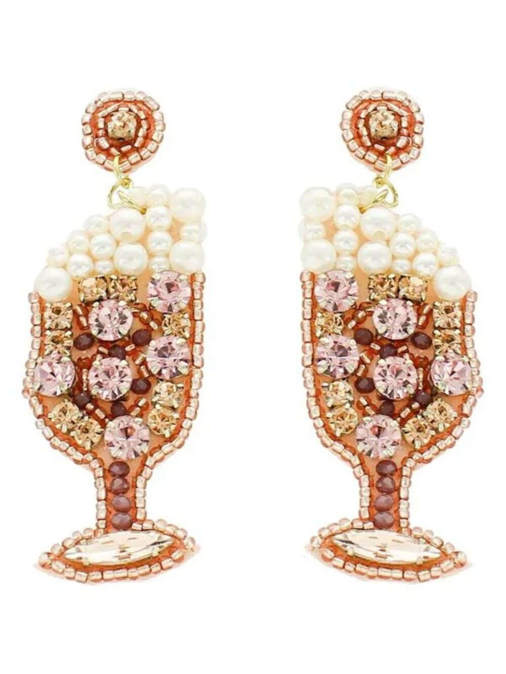 PANACEA $30 Champagne Bubbles Earrings NWT!